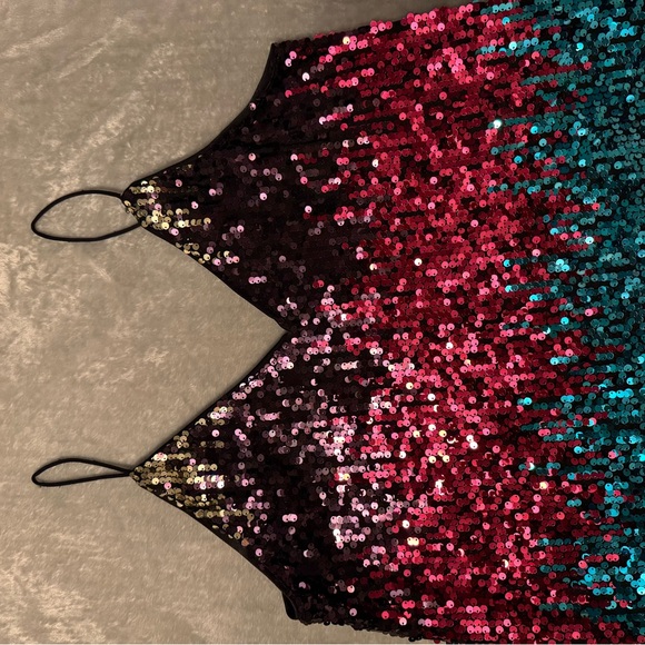 Multicolor Sequin Dress - Picture 4 of 6